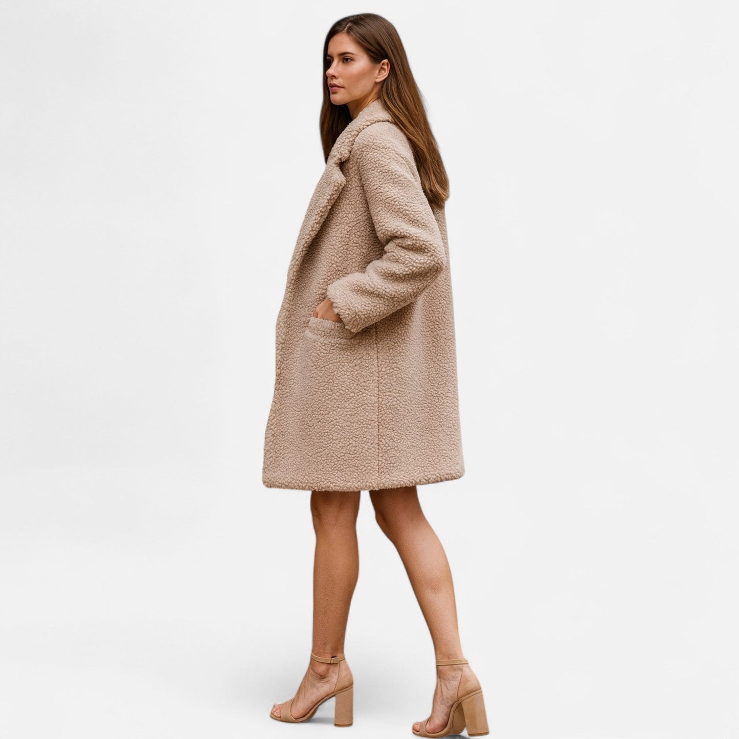 Old Monarchy | Women’s Heritage Textured Sherpa Coat