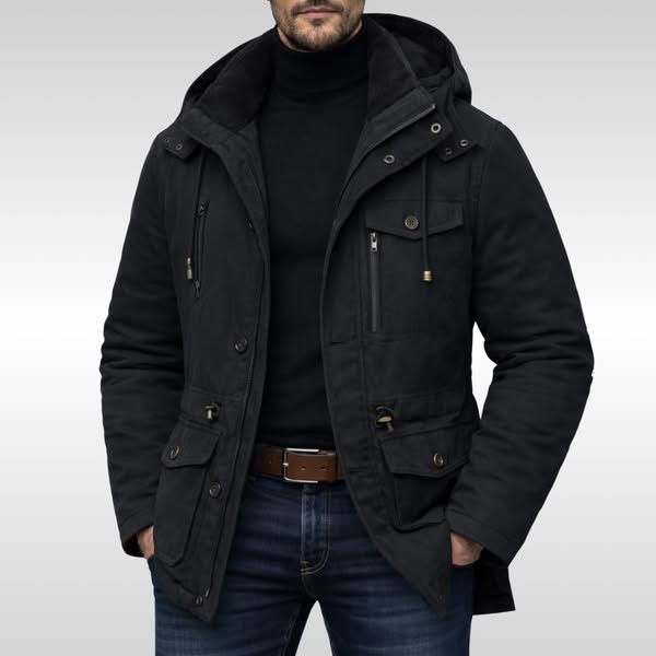 Lucien Men’s Insulated Zip Inner Fleece Jacket | Winter Coat